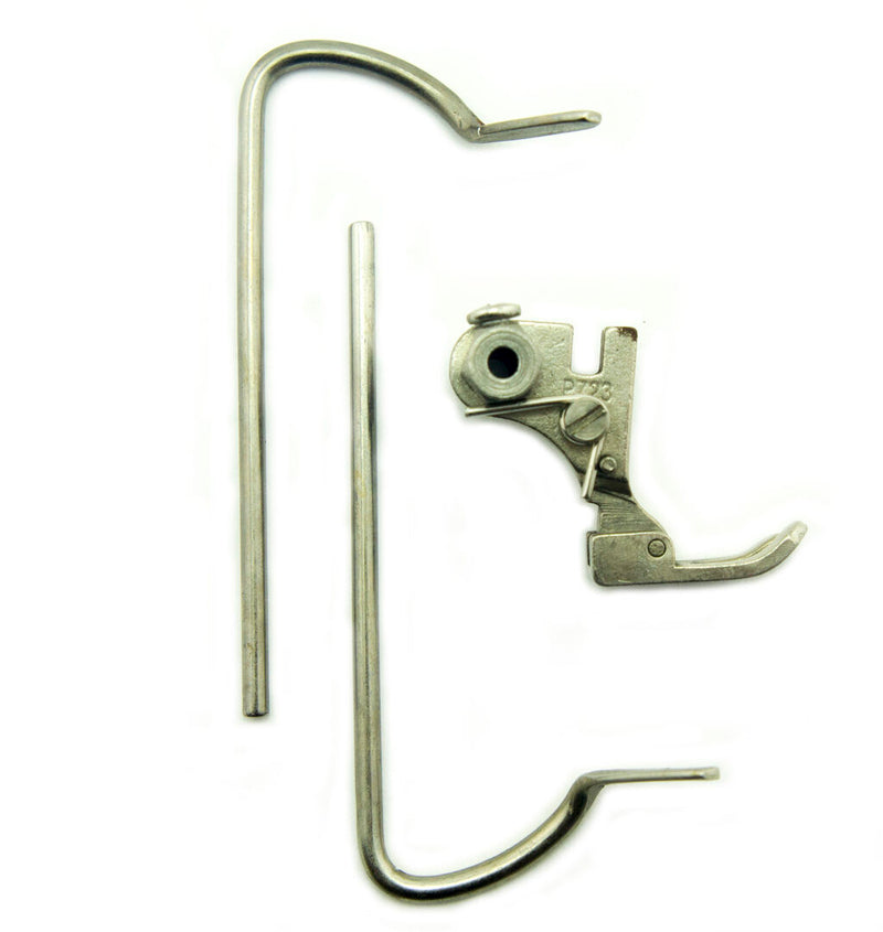 Industrial sewing machine guide foot with left guide