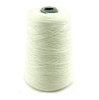 Spool of white nylon sewing thread for shoe repair