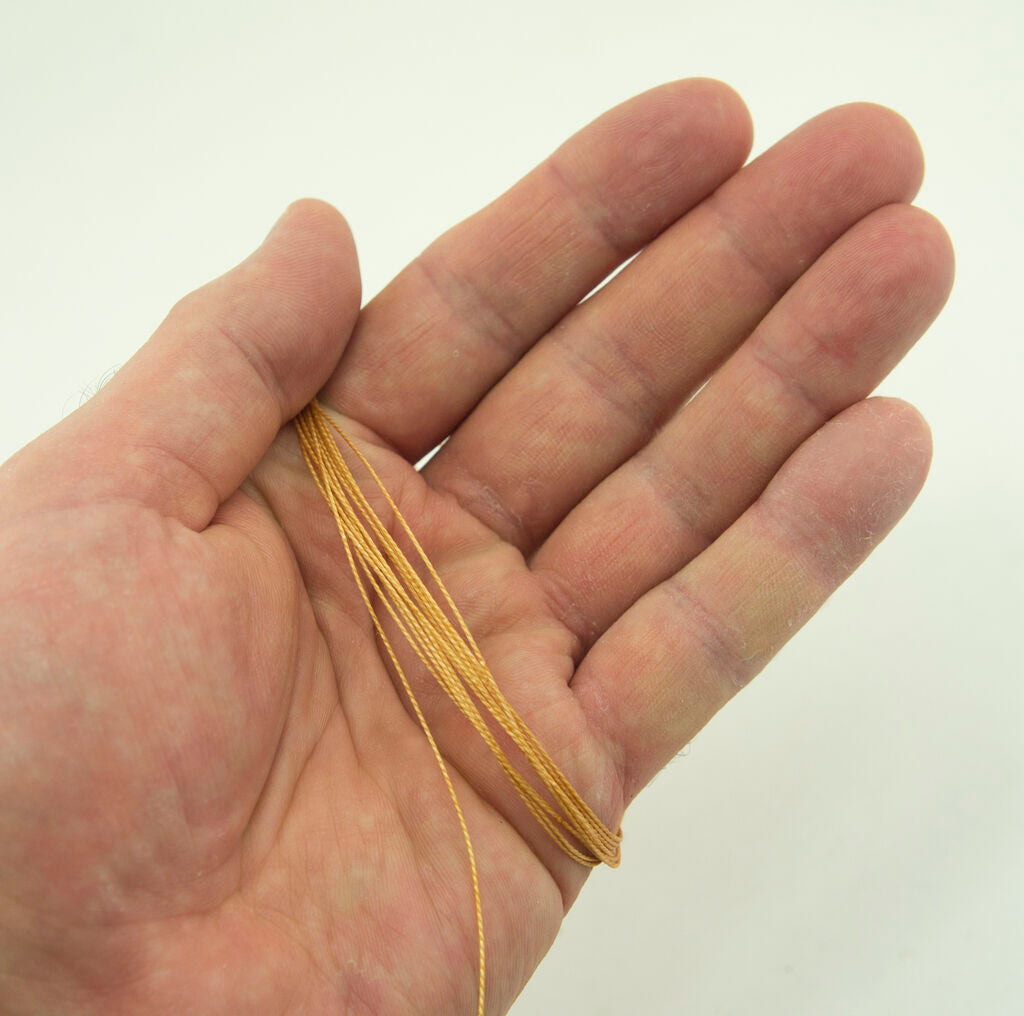 Nylon sewing thread used in boot repair project