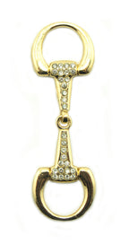 Two equestrian buckles showcased together, measuring 70 mm.