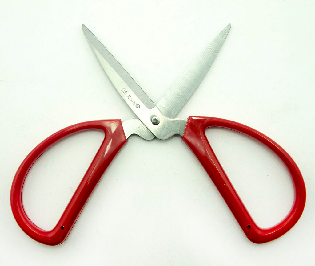 Close-up of the stainless steel blades of K12 scissors