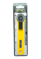 NDK RC-28 rotary cutter with 28mm steel blade and safety lock.