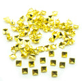 Pack of 50 gold tone pyramid studs for leathercraft