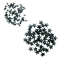 Pack of 50 dark metal star studs for leathercraft projects.