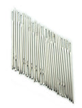 Pack of 30 T58 steel sewing needles with large eyes for easy threading.