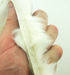 Piping trim used on a coat edge for a stylish finish