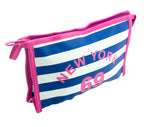 Waterproof pencil case with New York 69 design and mirror attachment.