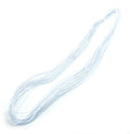 White 1 mm shirring elastic on a spool