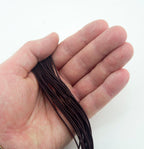 Brown 1 mm Shirring Elastic for Garments, Soft Furnishings and Accessories - Approx 8 Meters