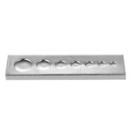 Base tool included with the steel die punch set for stability.