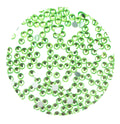 Pack of 1440 grass green hot fix iron-on diamante rhinestones.