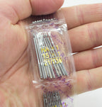 Display of sewing machine needle sleeves in pack