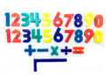 Colourful set of 26 children's numeric and mathematical magnets.