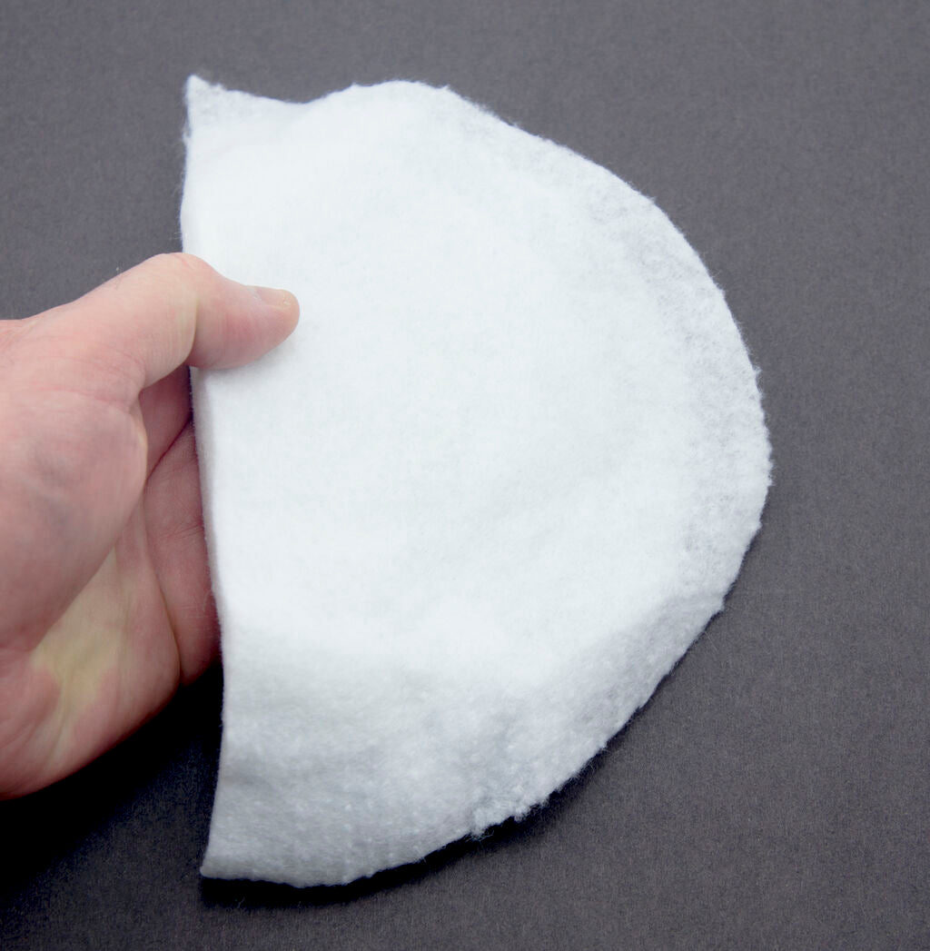 Close-up of the medium padding in the shoulder pads.