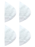 Two pairs of classic white shoulder pads for tailoring.