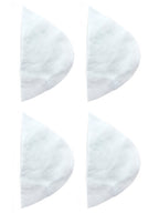Two pairs of classic white shoulder pads for tailoring.