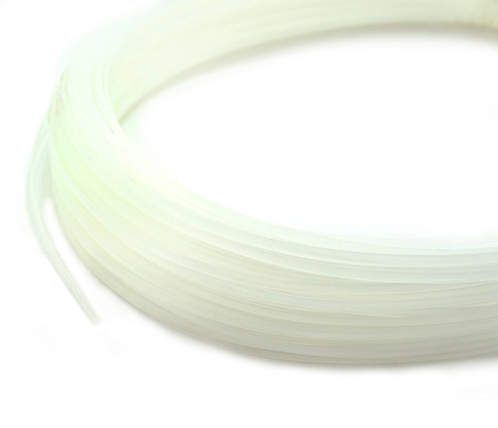 Roll of ridged nylon plastic continuous boning, 6 mm wide.