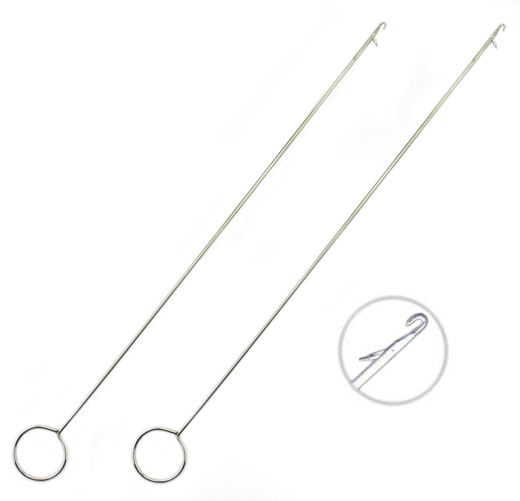 Two loop turners, 10.5 inches long, displayed on a white background.