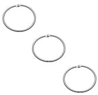 Large Heavy Duty Binding Ring Hinged/Book Binder Ring, 3.4 Inch Diameter X3 In A Pack