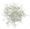 Pack of 500 professional metal garment shirt cross clips.