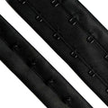 1 metre black bra continuous hook and eye tape displayed