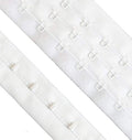 1 metre of white continuous hook and eye tape for bras