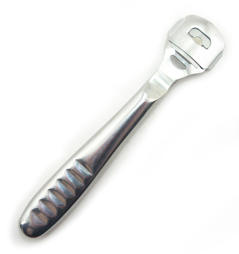 Leathercraft edge skiving tool with sharp blade