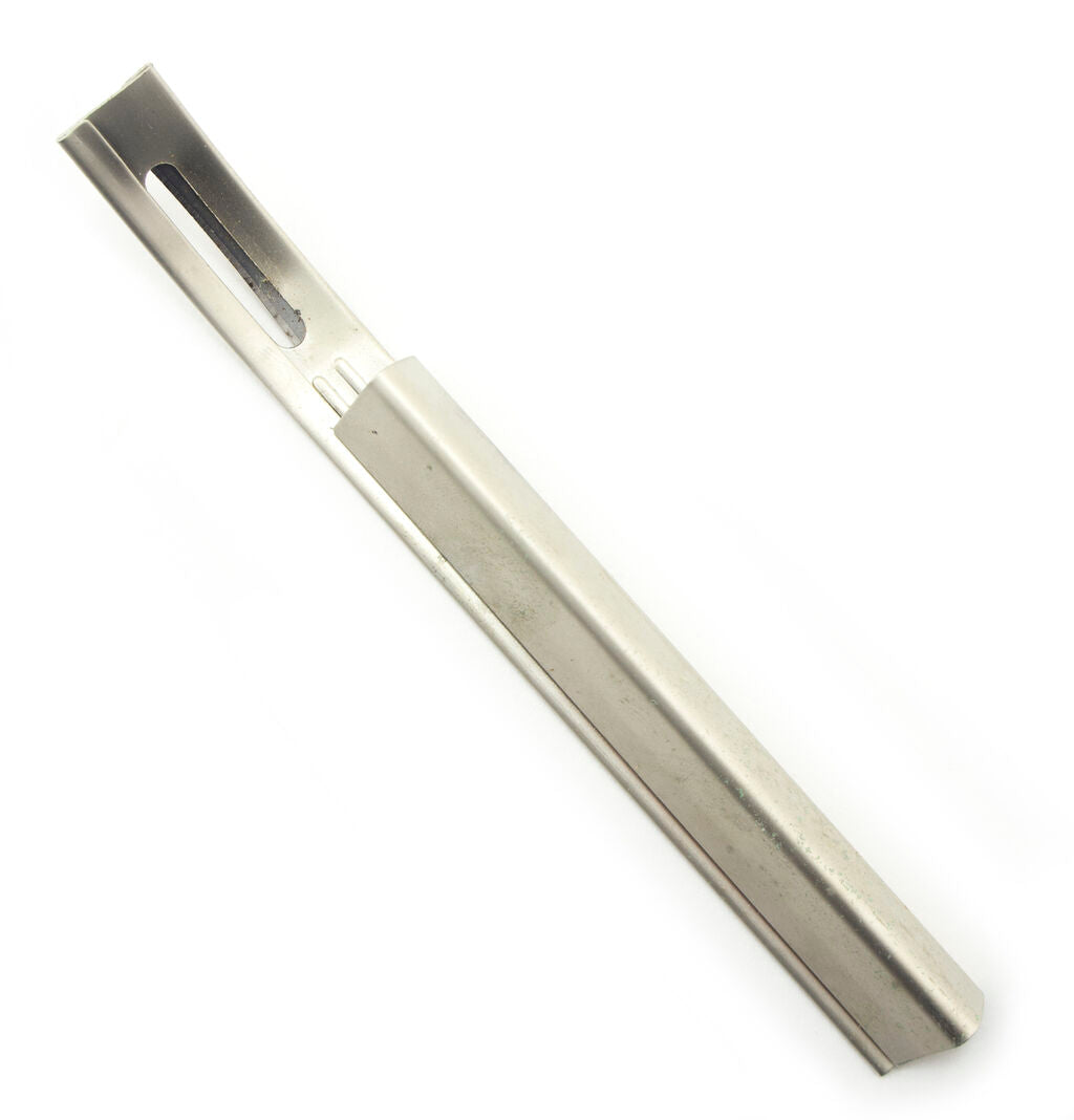 User adjusting the blade of the leather cutting tool