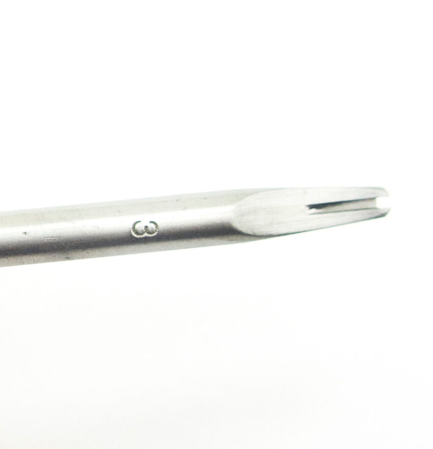 Beveler tool demonstrating edge grooving on leather