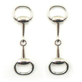 Set of two silver equestrian buckles for accessories