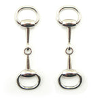 Set of two silver equestrian buckles for accessories