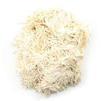 Off white cotton hang tags with string snap locks displayed.