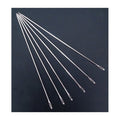 Pack of 25 extra thin classic style hand sewing needles, 33 mm long.