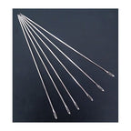Pack of 25 extra thin classic style hand sewing needles, 33 mm long.