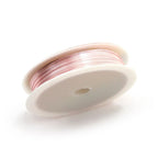 Close-up of 0.4 mm diameter copper wire for crafting