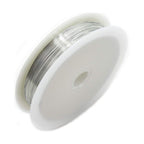 Close-up of 0.8 mm diameter copper wire for crafting