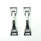 equestrian buckles - 70 x 18 mm - 2 pieces