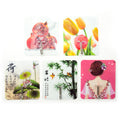 Assorted design adhesive household hooks on display.