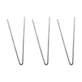 Three professional grade metal V wires for bra and corset making.