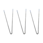 Three professional grade metal V wires for bra and corset making.