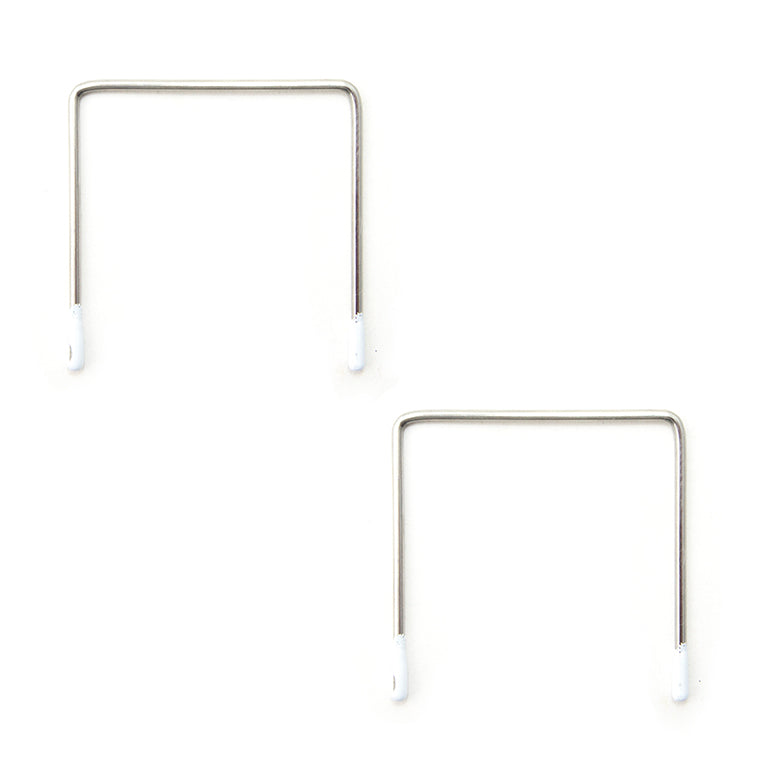 Two professional grade metal square wires for corsetry.