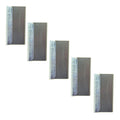 Box of 5 single edge razor blades for various uses.