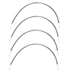 Two pairs of medium flexible metal bra wires displayed together.