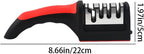 RS-168 3 Stage Manual Sharpener for Kitchen Knives - Ceramic, Tungsten Carbide Plates