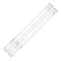 Adjustable clear transparent shoulder straps for bras