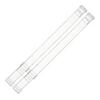Adjustable clear transparent shoulder straps for bras