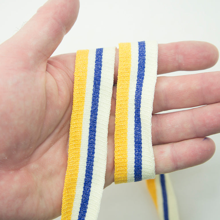 Flat rope used as embellishment on a garment example