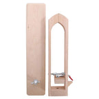 Different angles of the beech leather craft stitching pony clip