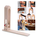 Stitching pony clip in use with leather material