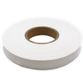 Roll of blank polyester paper fabric for wash care labels.
